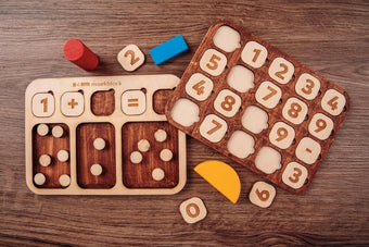 wood arithmetic board