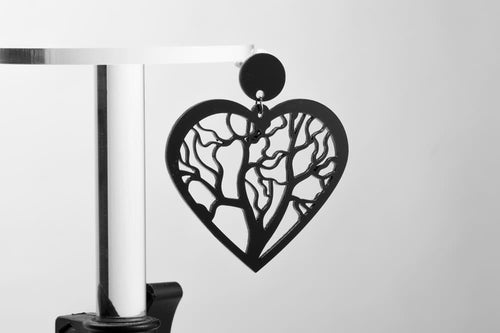 laser cut heartshap acrylic pendant