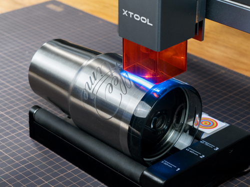 laser engraving tumbler