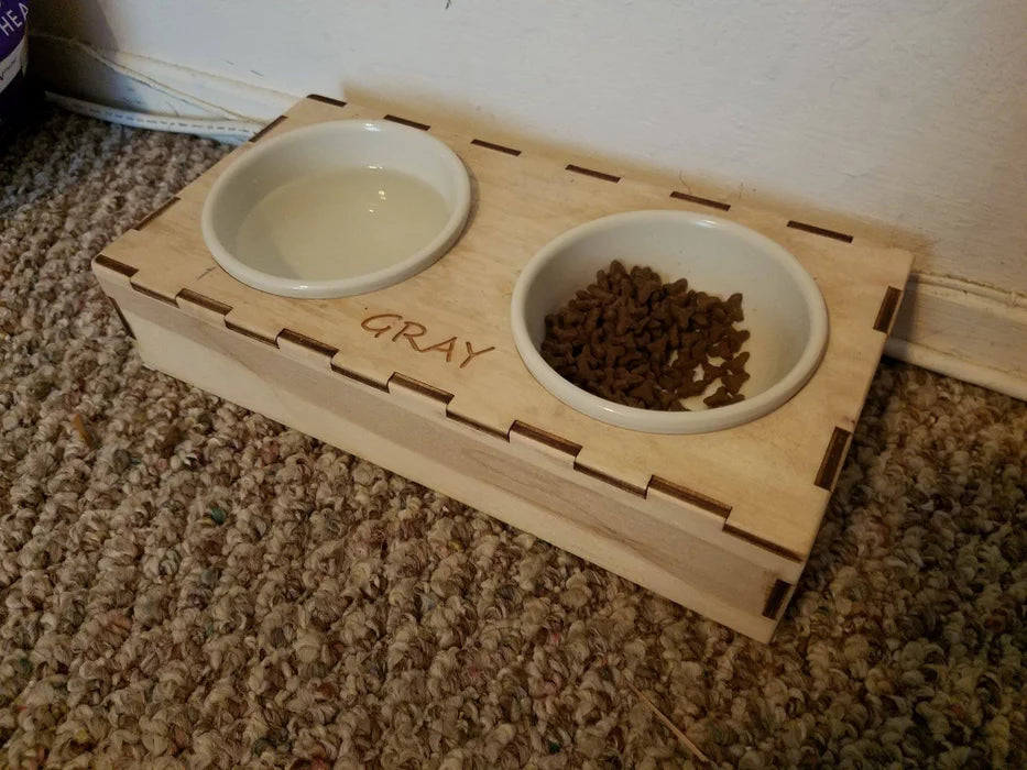 diy organization ideas - cat dish bowl