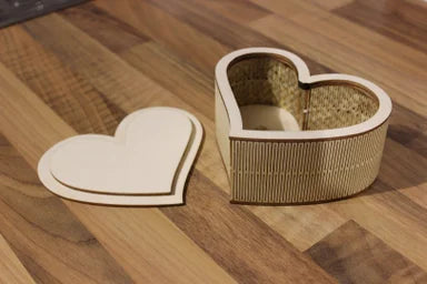 diy jewelry organization ideas - heart shaped box