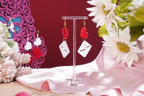 personalized gifts for girlfriend - heart shape earrings