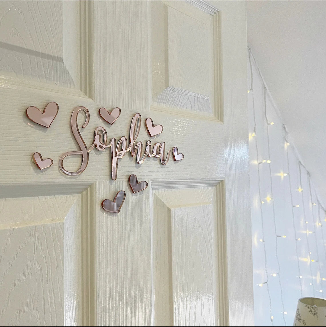 laser cutter projects - custom acrylic door name signs
