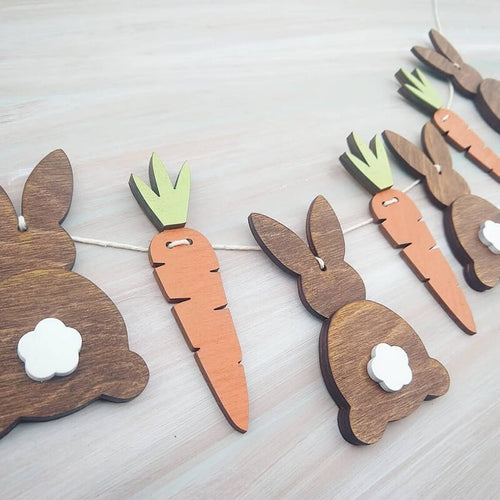 easter decor ideas - bunny garland