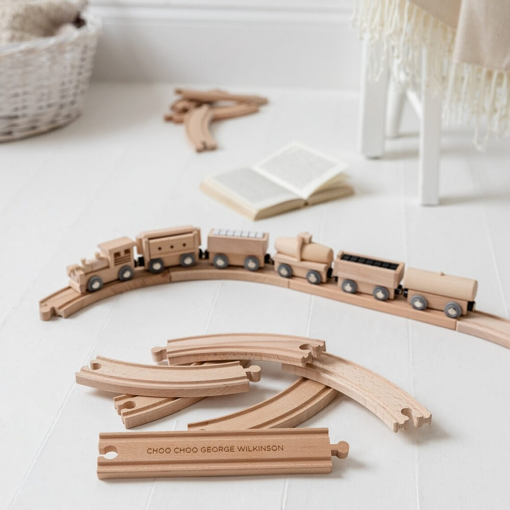laser cutting projects - wooden train sets
