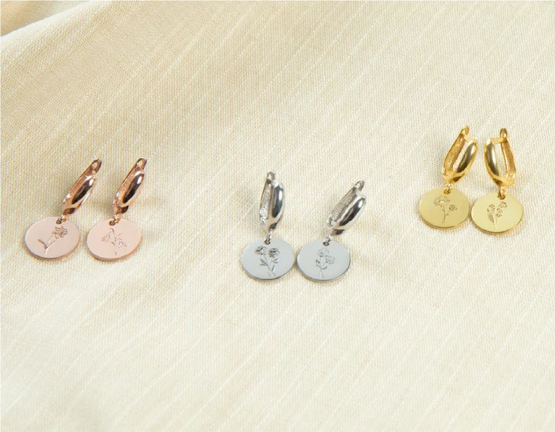 personalized earrings for mom