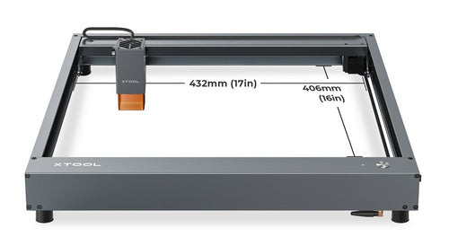 xTool D1's engraving size is 432*406mm