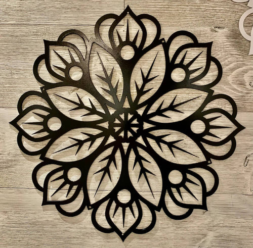 wood wall art - mandala