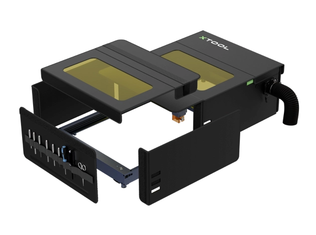 xTool Enclosure: Foldable and Smoke-proof Cover for D1/D1 Pro and Other Laser Engravers P5010171