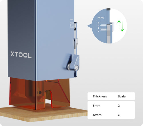  xTool D1 Pro All-in-One Kit with 20W Laser Engraver, Air  Assist&Honeycomb for Laser Cutter DIY Laser Engraving Machine, Enclosure,  RA2 Pro Rotary, Laser Engraver for Wood and Metal, Dark Acrylic, etc.