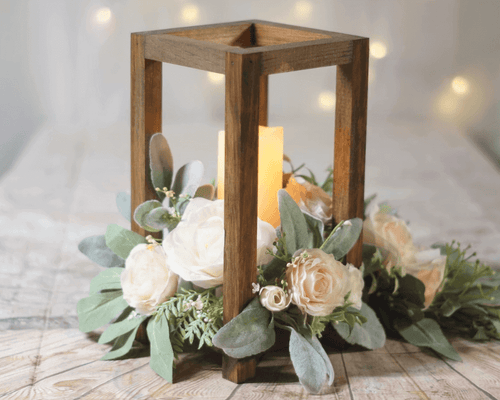 laser cutting projects - wedding lantern centerpieces