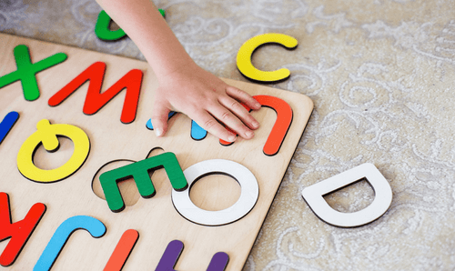 laser cut projects - wooden alphabet puzzles