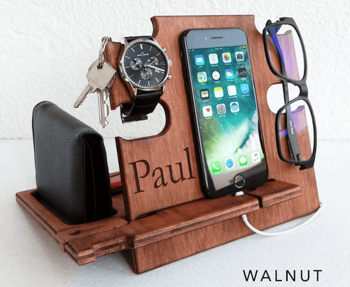 laser cutting ideas - wooden docking station