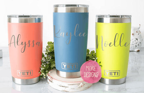 laser engraving ideas - engraved tumblers