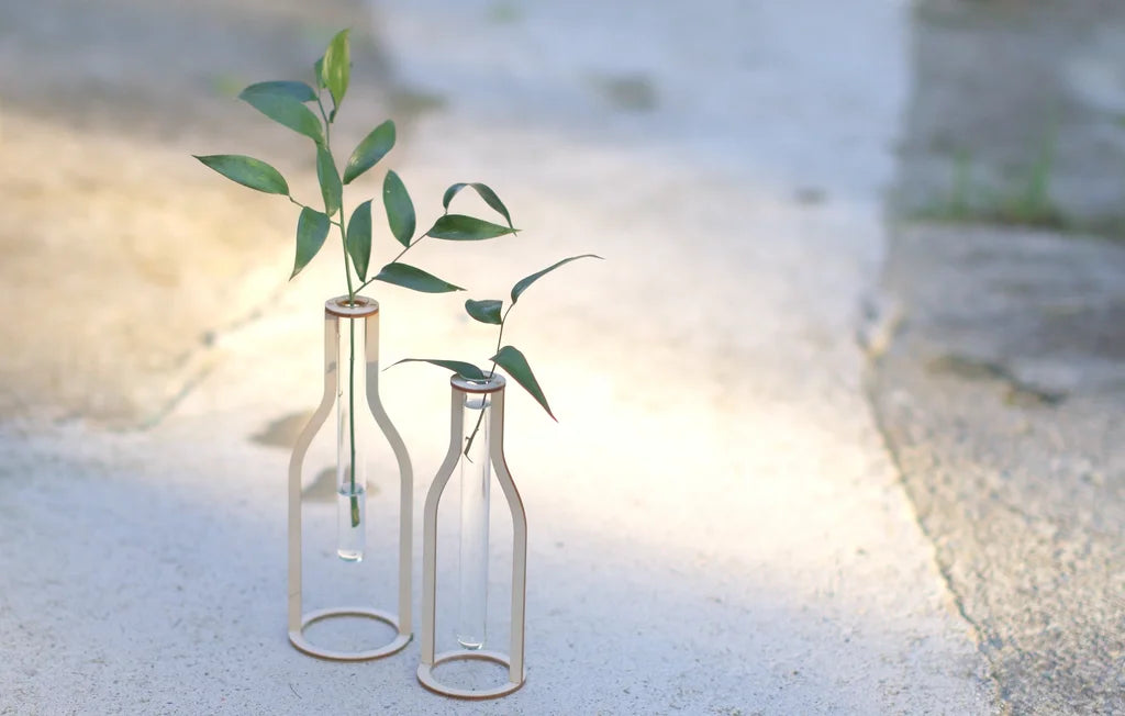 diy home decorating projects - Silhouette Test Tube Vases