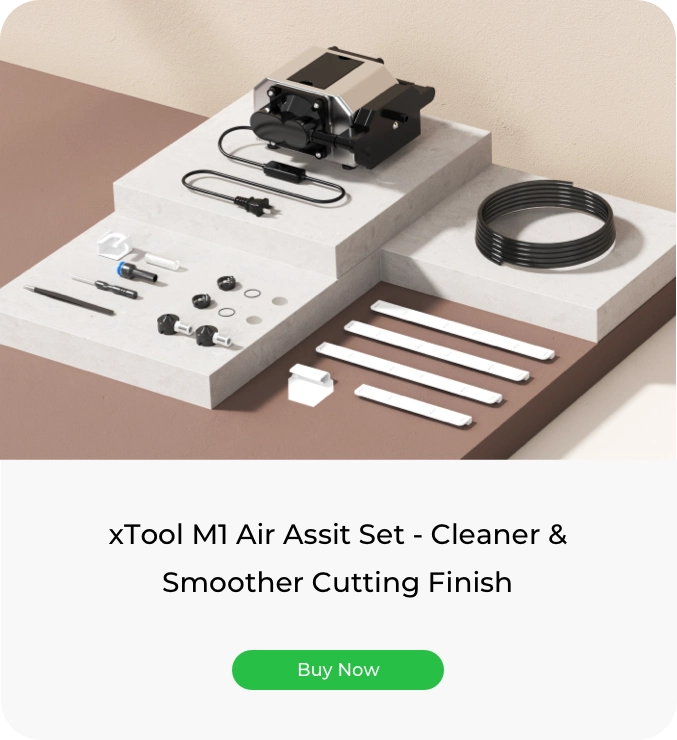 xTool M1 Air Assist Set for Cleaner Cuts