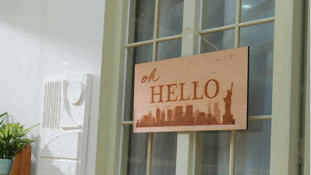 wood laser engraver project: custom engraved wood sign