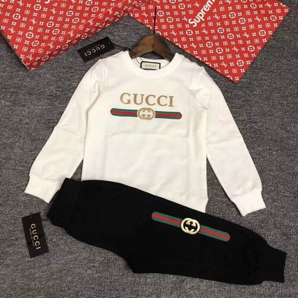 kids gucci sweat suit