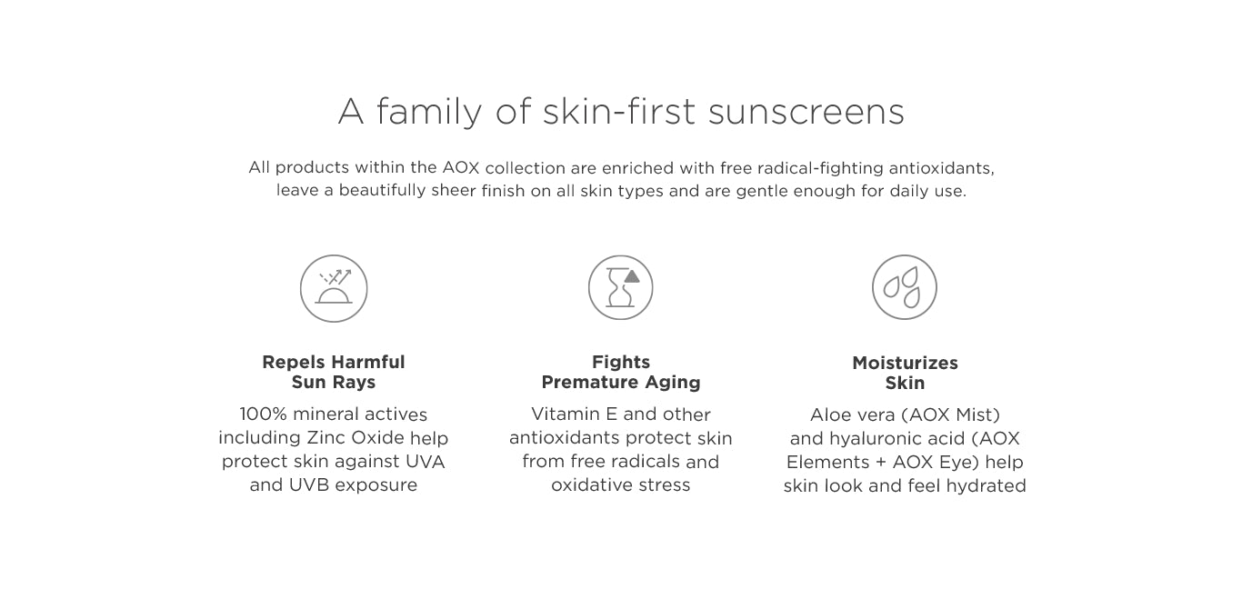 A family of skin-first sunscreens