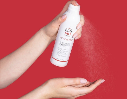 AOX Mist spray on hand