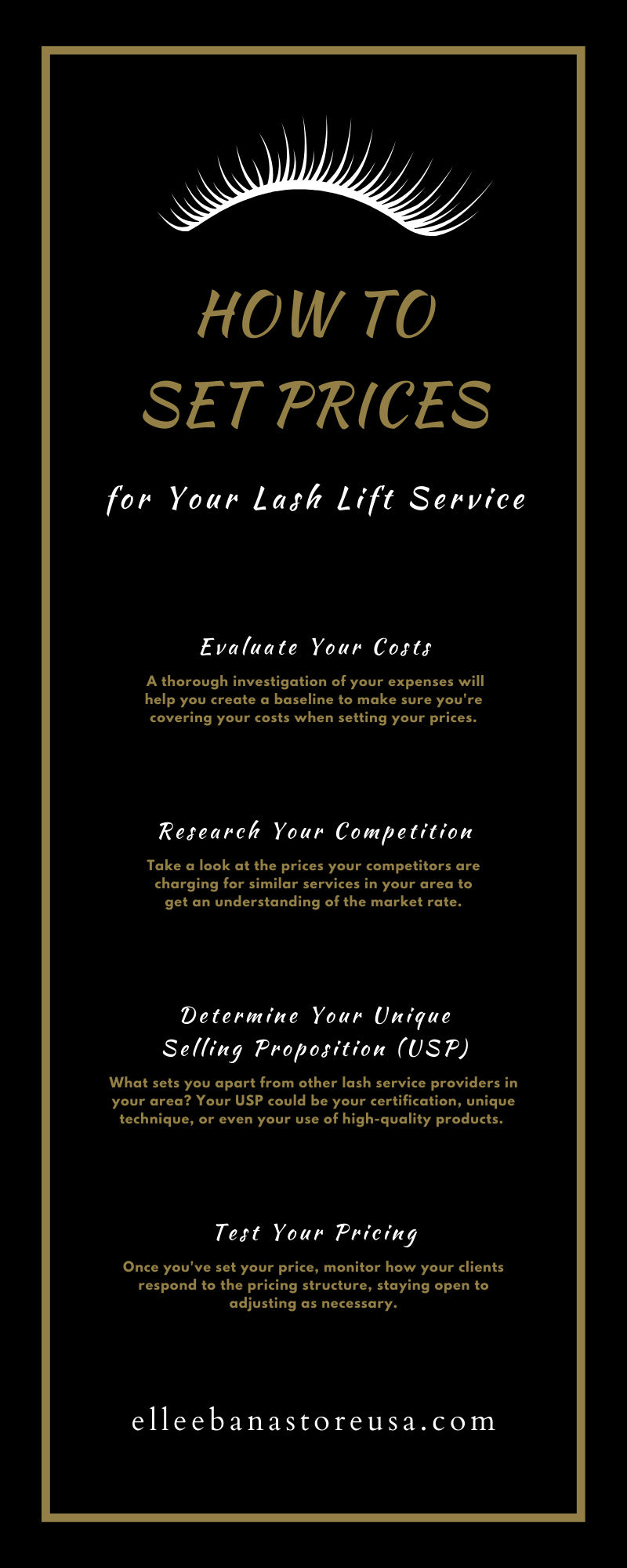 How To Set Prices for Your Lash Lift Service