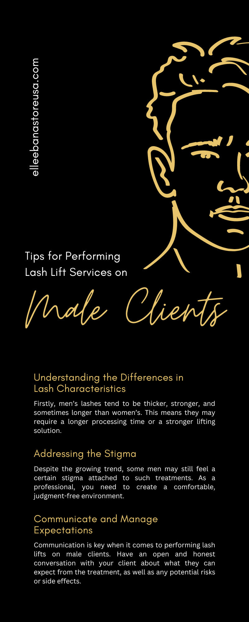 Tips for Performing Lash Lift Services on Male Clients