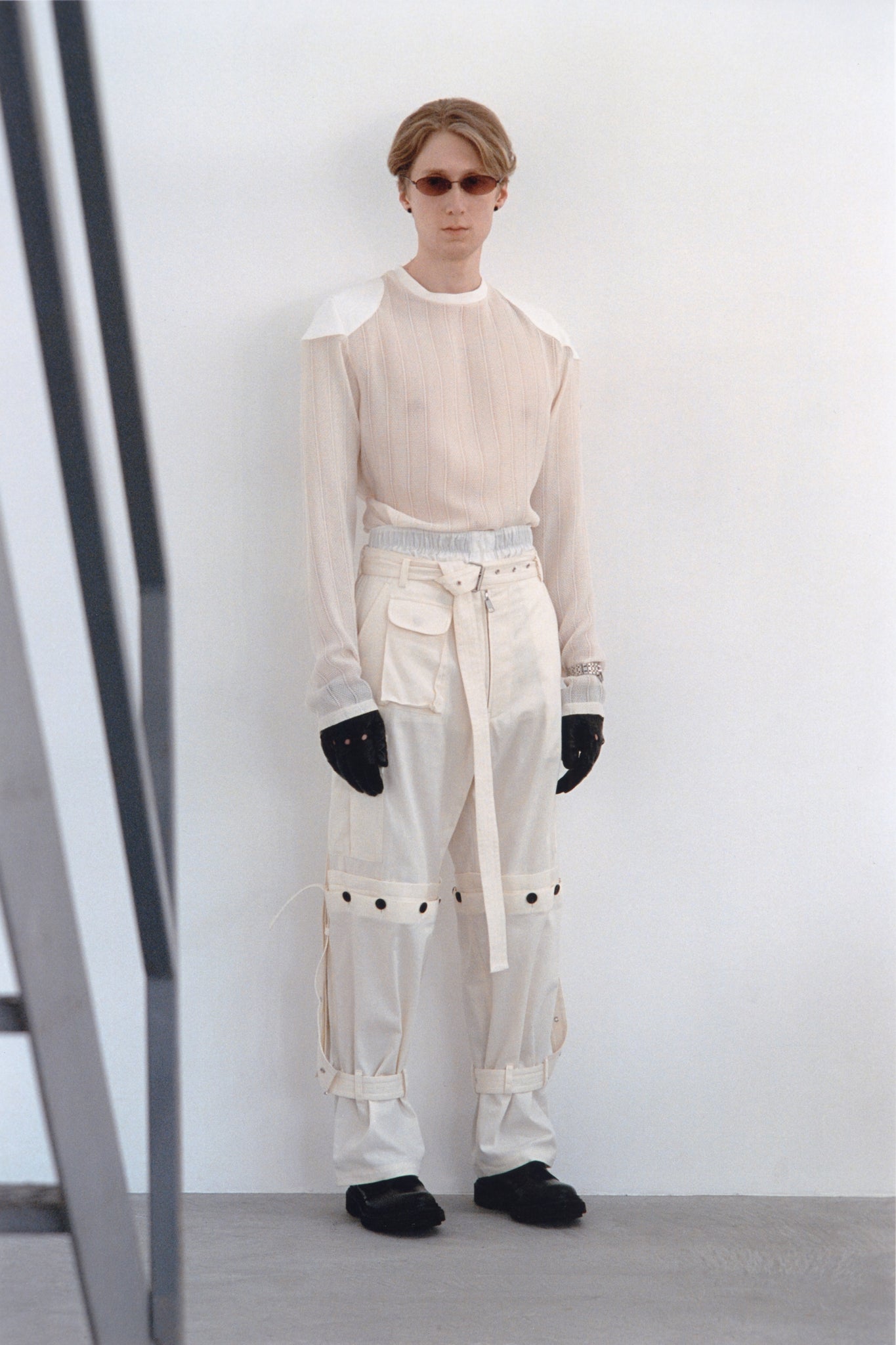 SOSHIOTSUKI 23ss RACERS PADDED SHIRT(OFF WHITE)