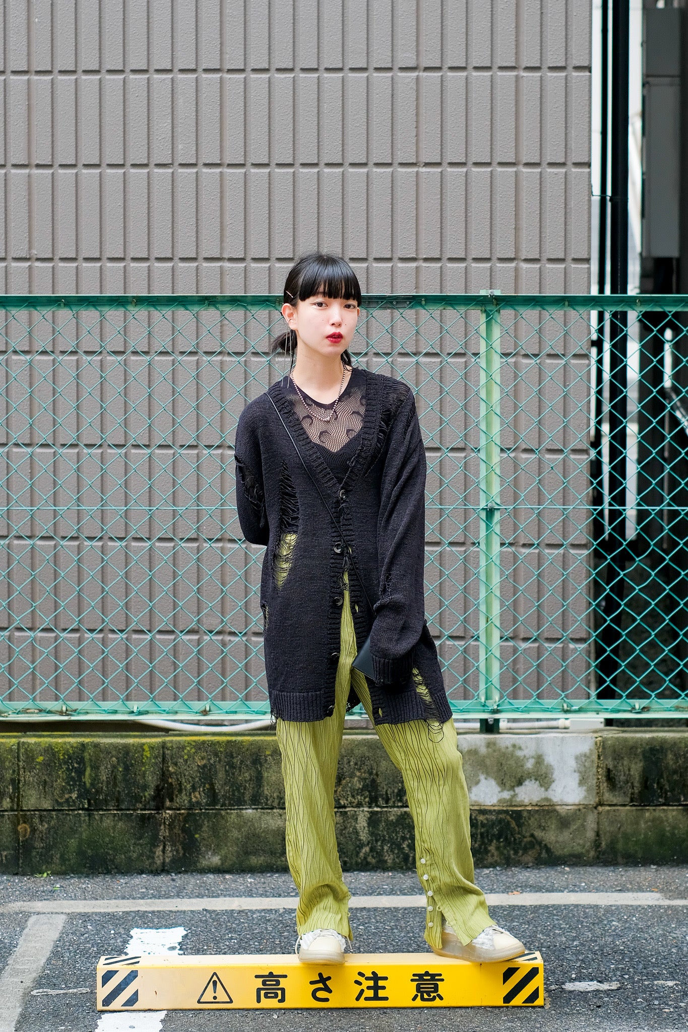 BELPERの22SSのPLEATED PANTSを使用したスタイリング画像