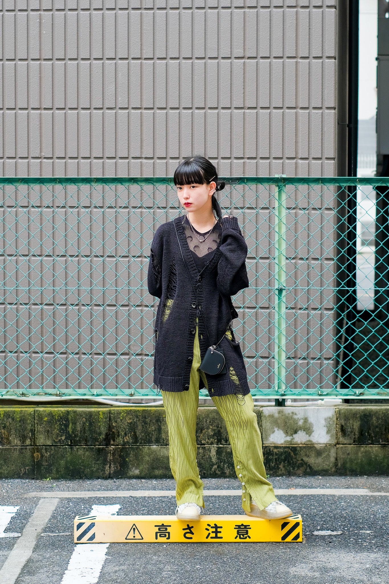 BELPERの22SSのPLEATED PANTSを使用したスタイリング画像