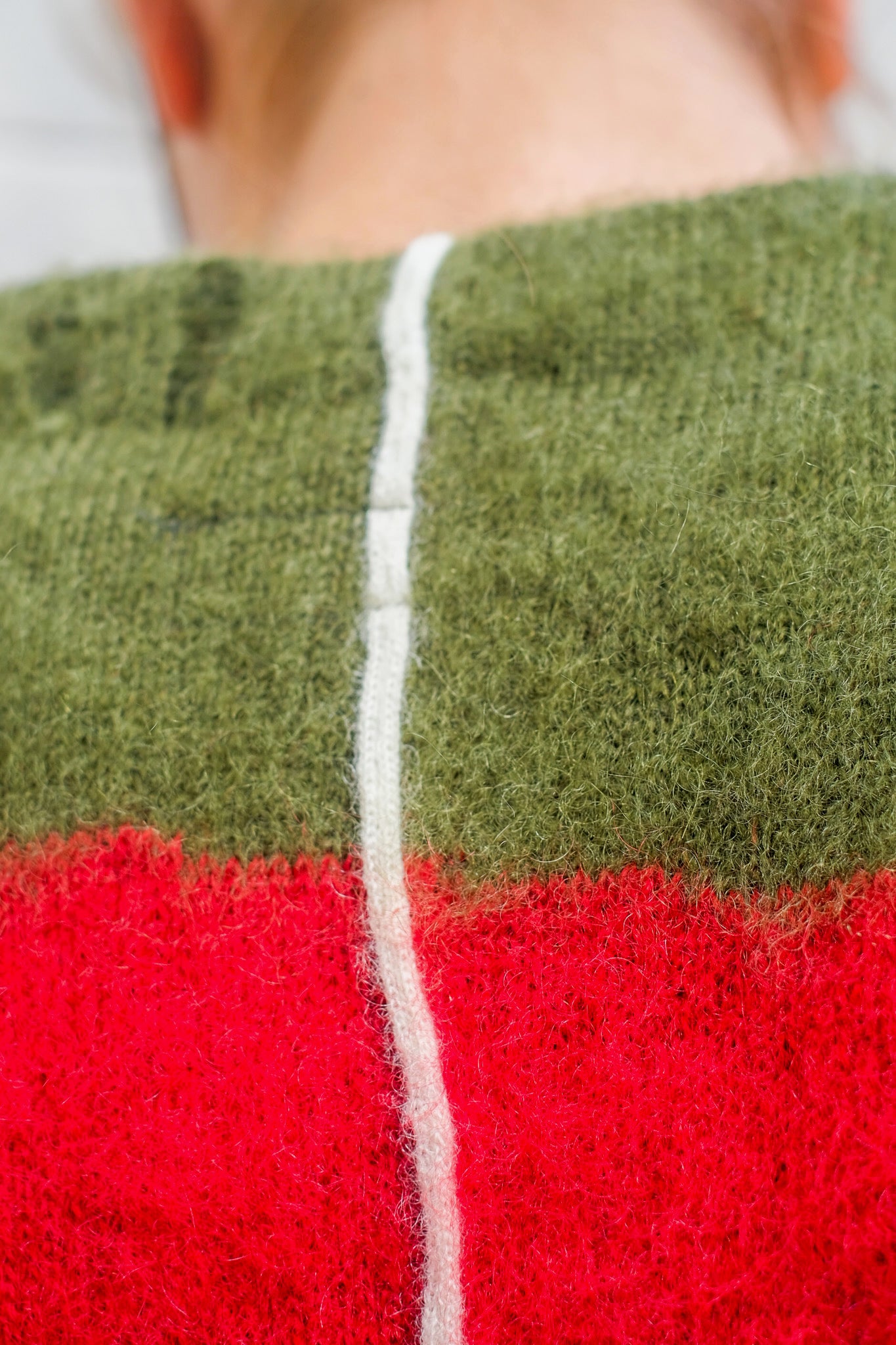 Image of negative knit cardigan