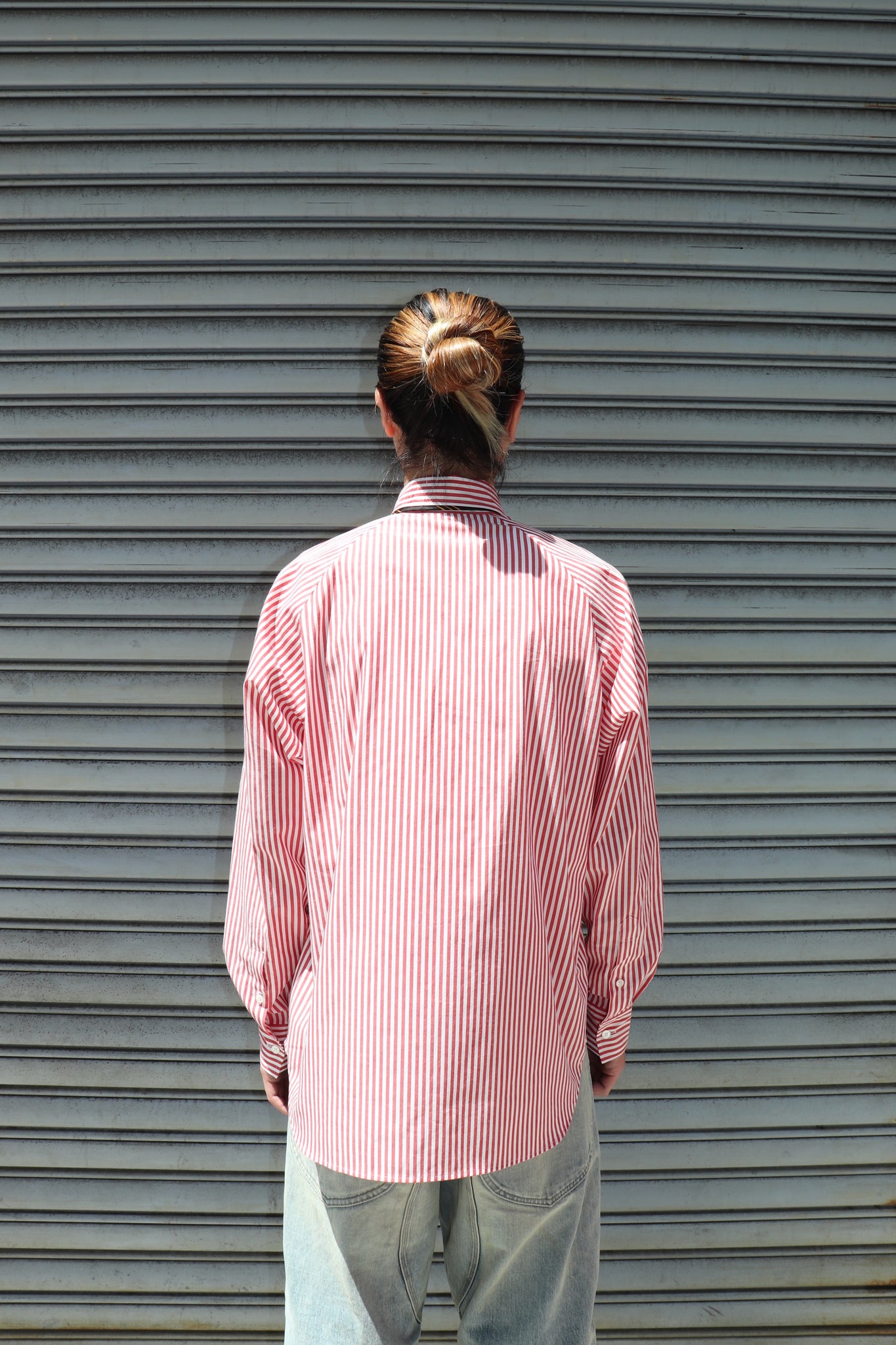 LITTLEBIG Raglan Stripe B.D SH(Red)を使用したスタイリング画像