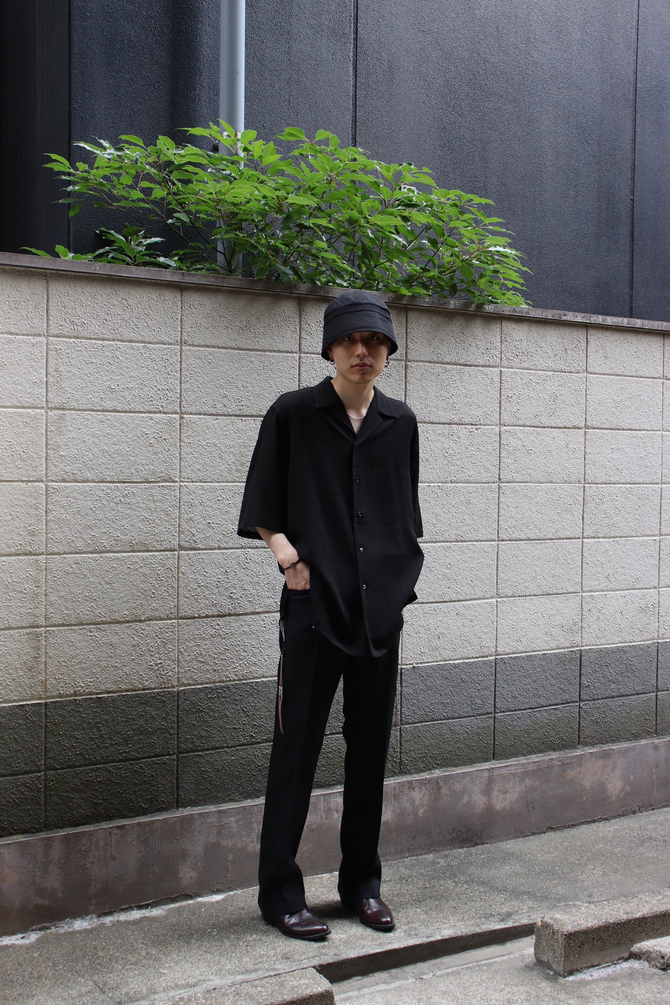 SOLARISのSAILOR HAT “SHEPHERD”のBLACK