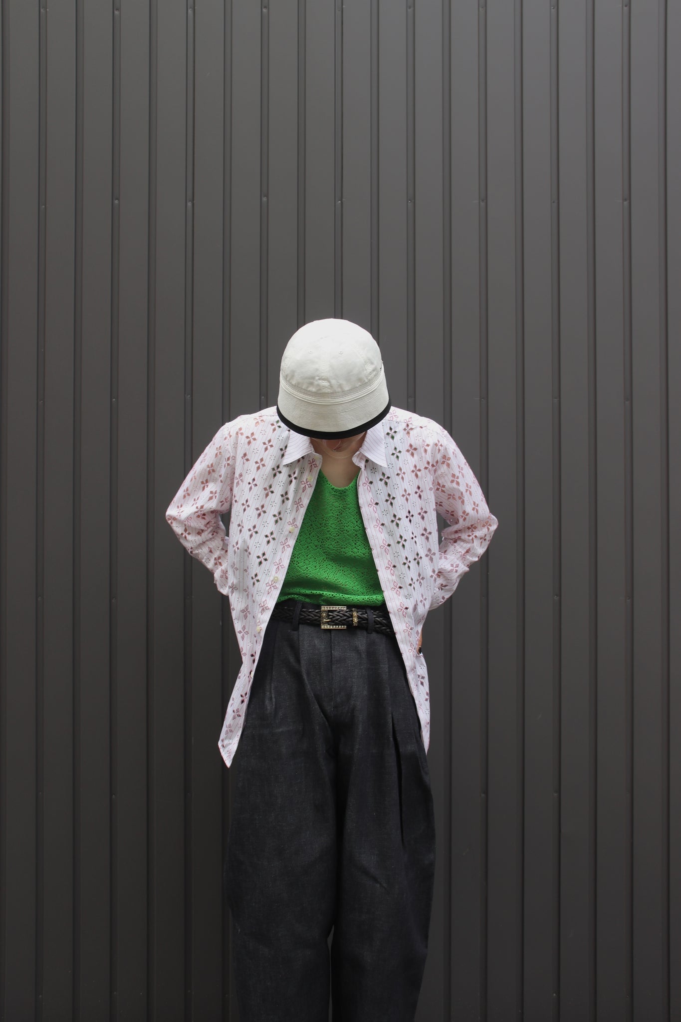 SOLARISのSAILOR HAT “SHEPHERD”のWHITE