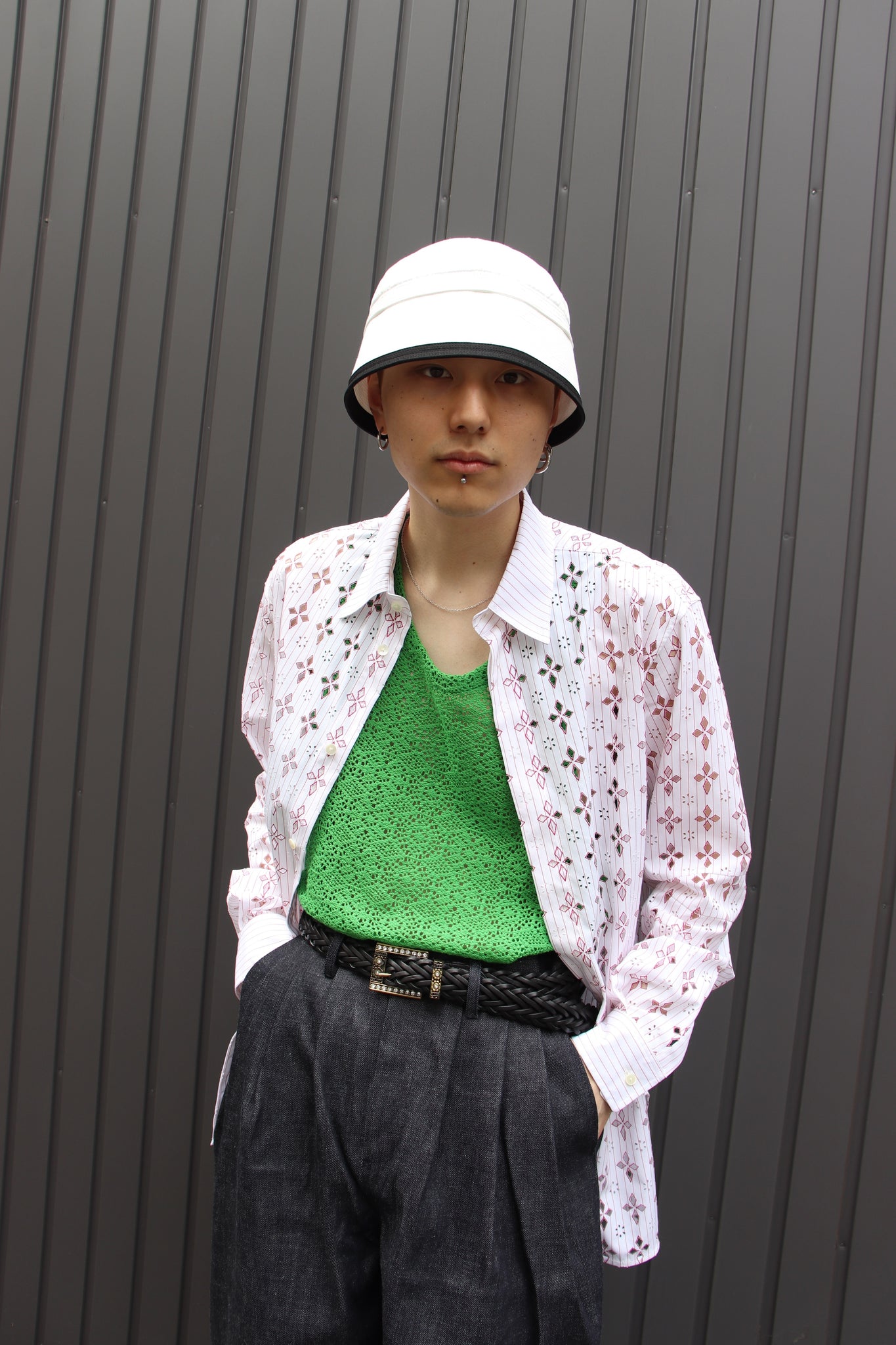 SOLARISのSAILOR HAT “SHEPHERD”のWHITE