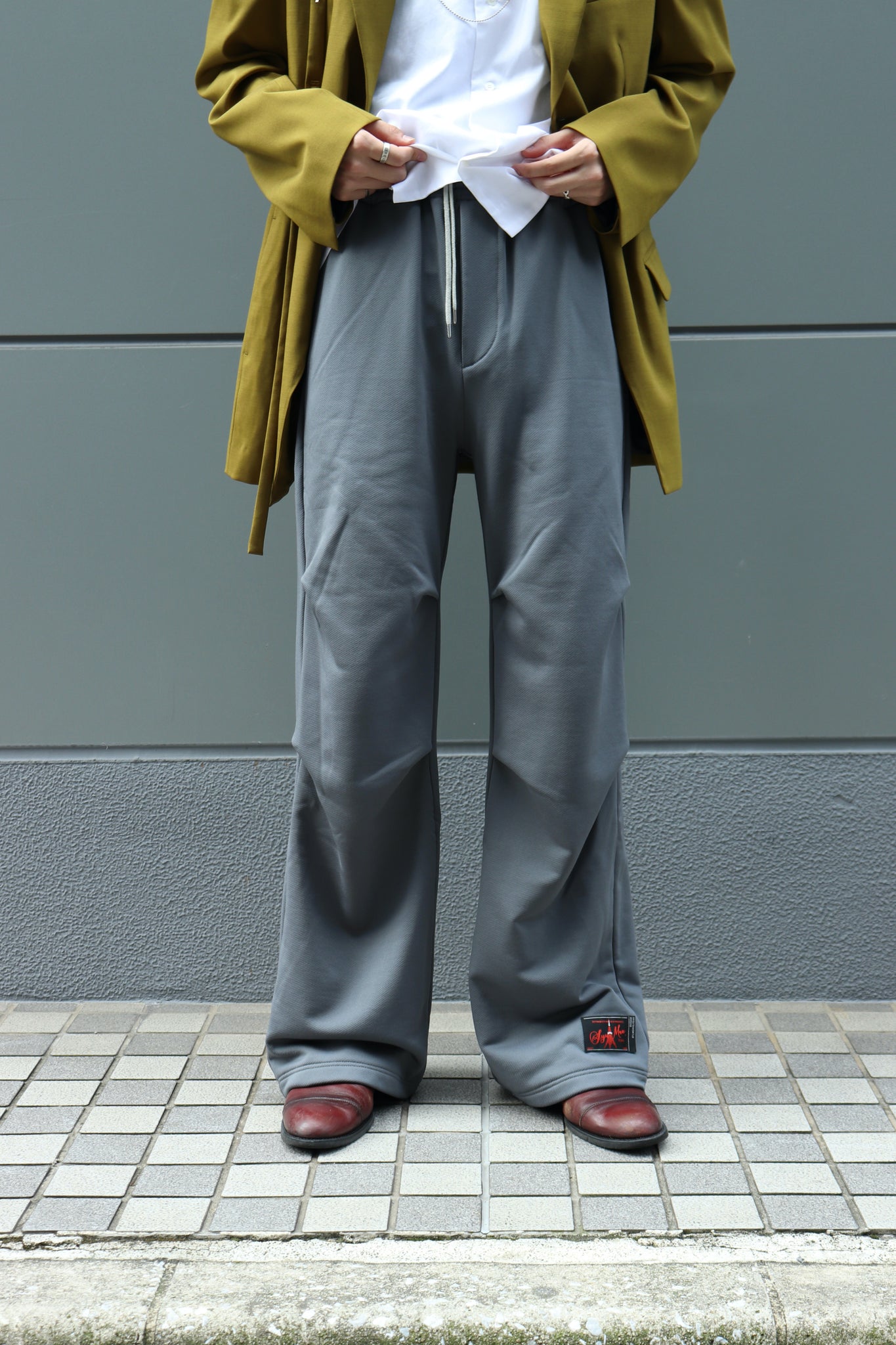 SYUMAN. Doking Sweat Jersey pants(GRAY or BLACK)