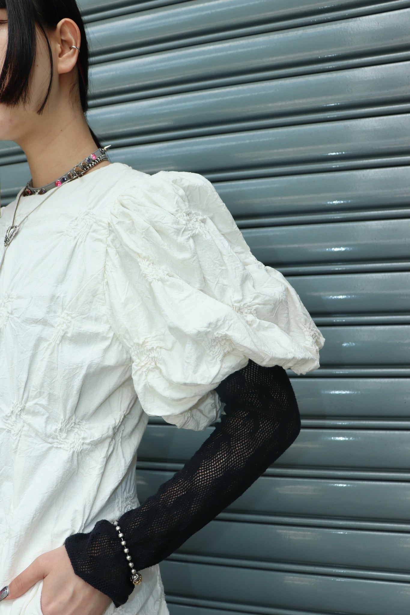Styling image using Belper 23sss EMBROIDY Linen Dress