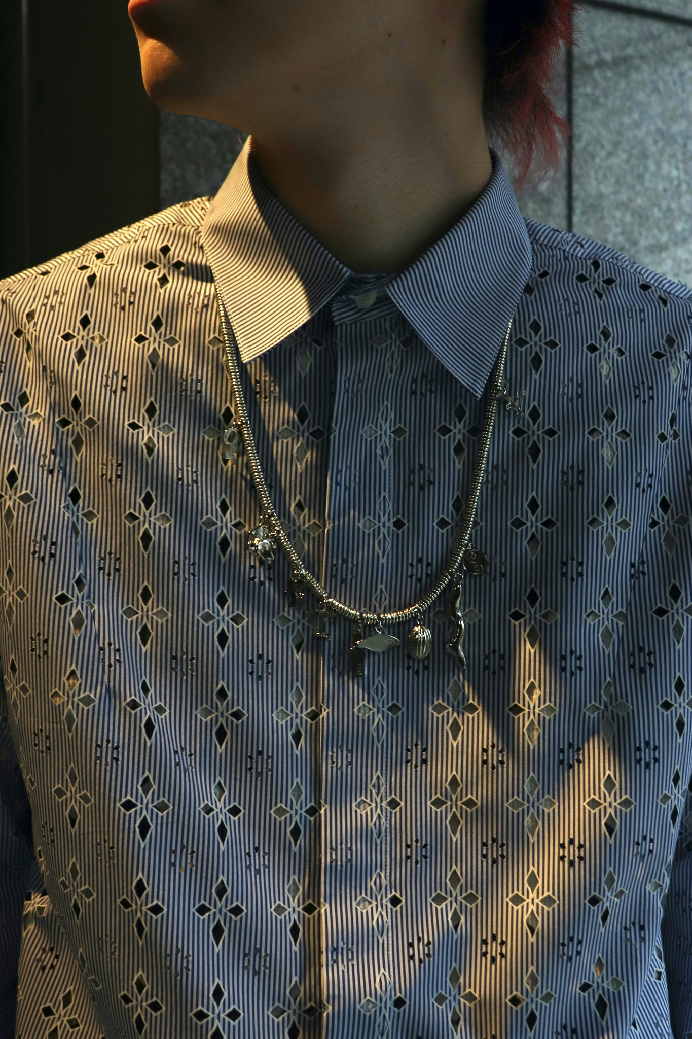 Masu Diamond-Cut Shirt (Blue)