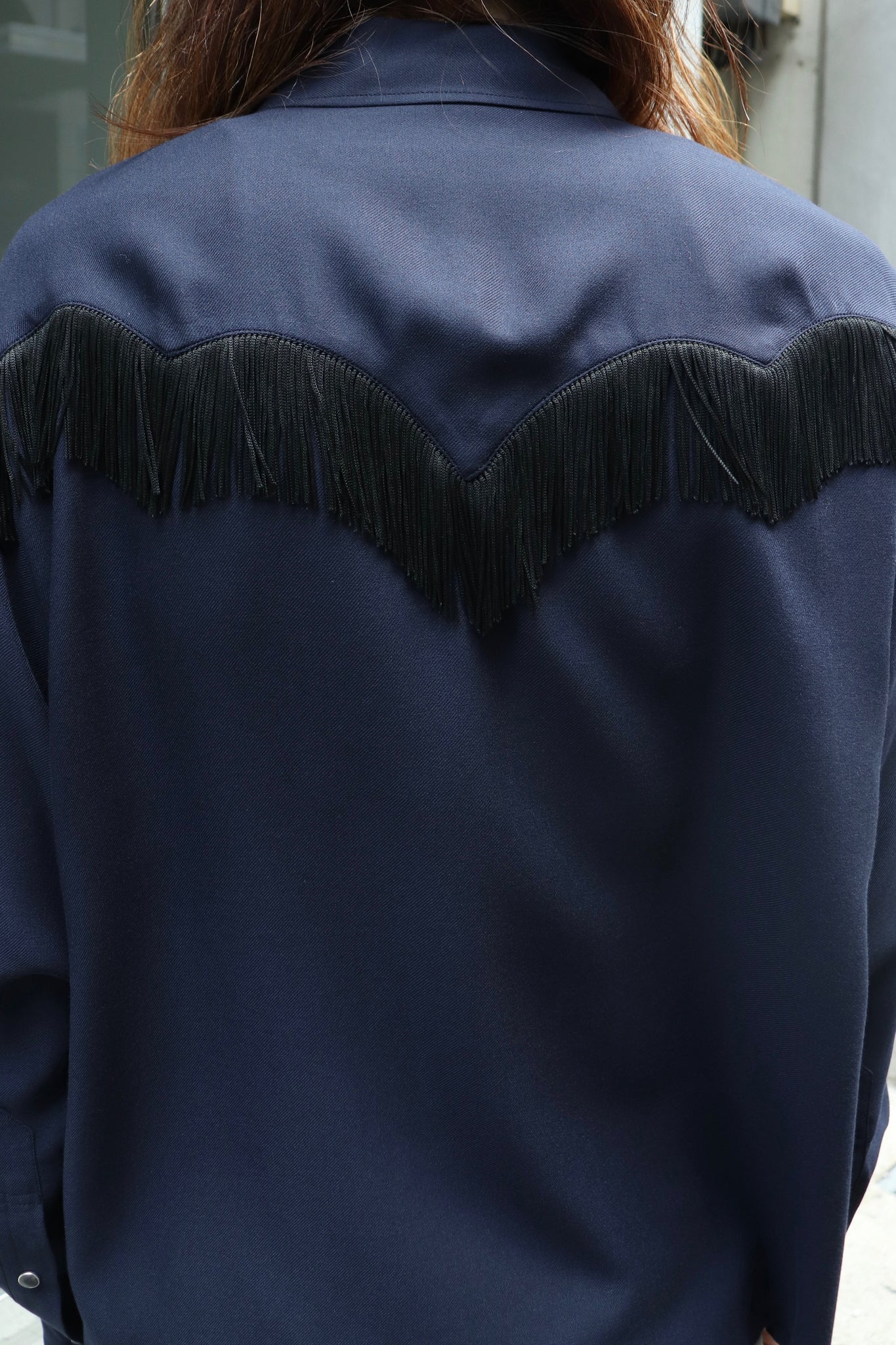 TOGA TOO Viyella fringe shirtを使用したスタイリング画像