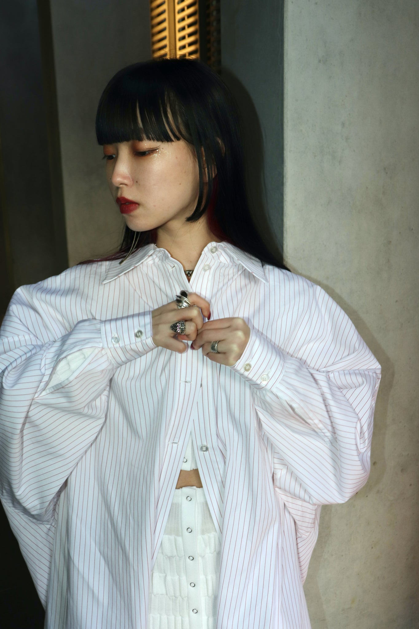 AKIKOAOKI 23SS 2WAY SHIRT DRESS