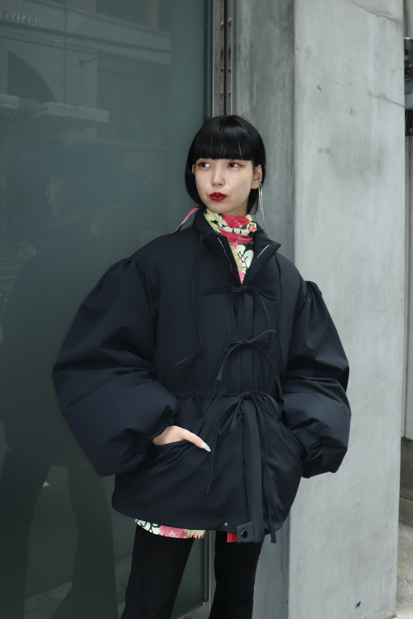 BELPER 22AWのPUFF SLEEVES DOWN JACKETを使用したスタイリング画像