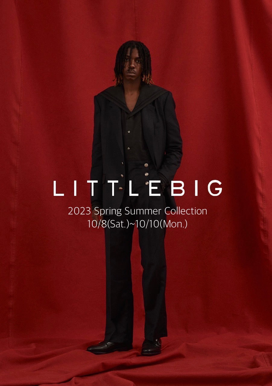 LITTLEBIGの2023SSの受注会の告知画像