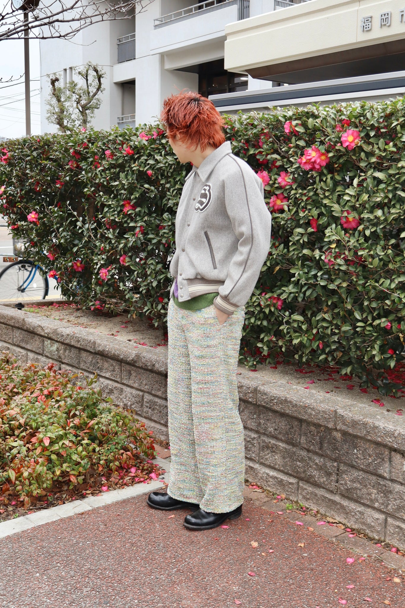 CANDY TWEED WIDE PANTS