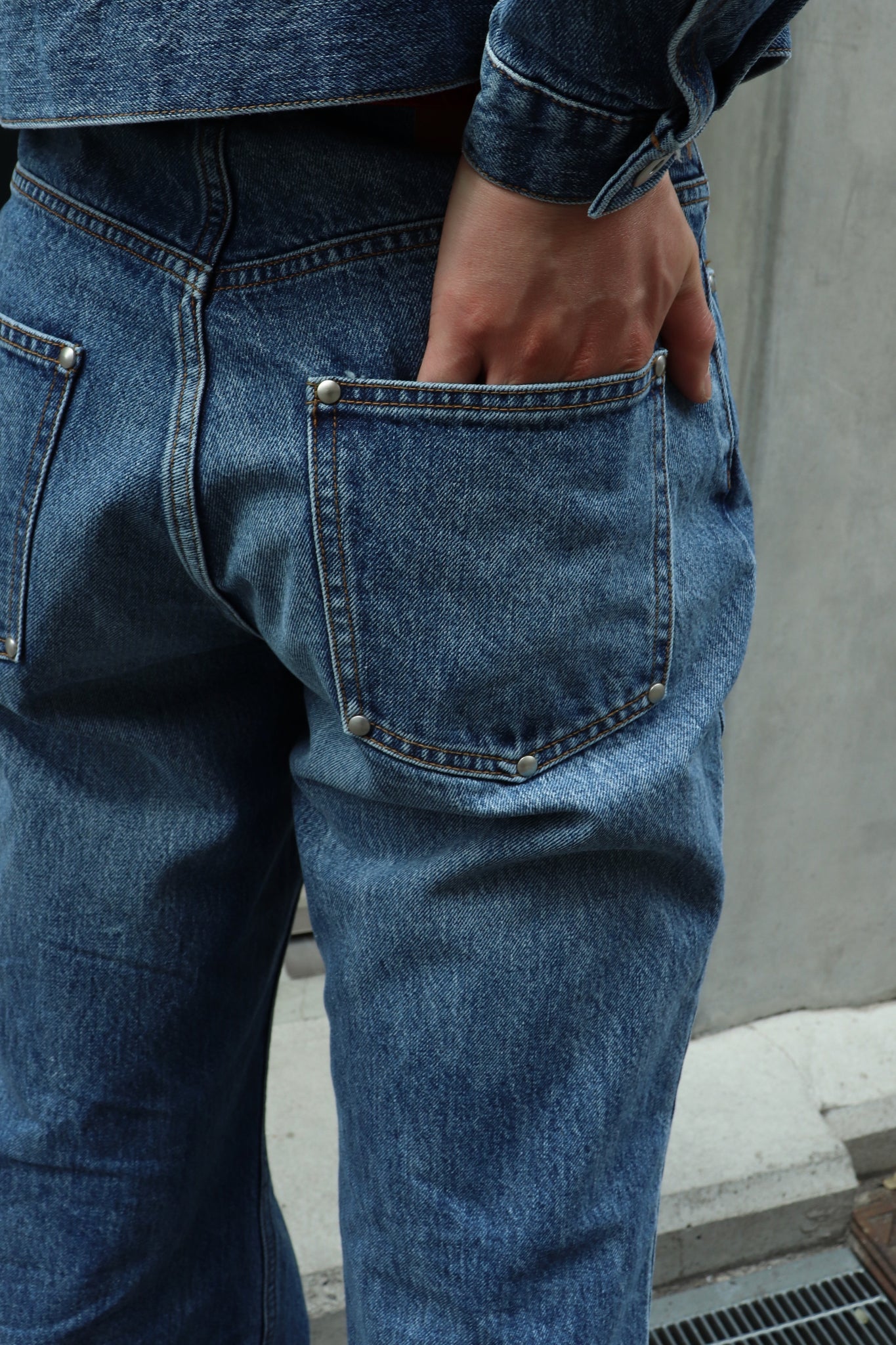 Image of LittleBig's wide denim pants