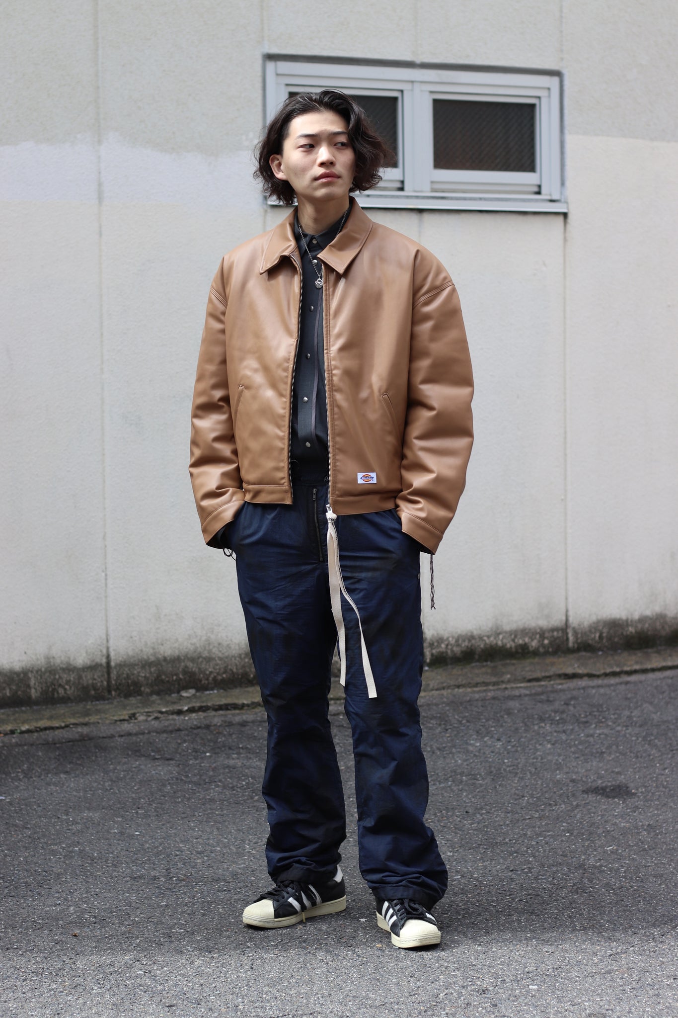 NULABELの21AWのNATURAL DYED PADDED TROUSERS