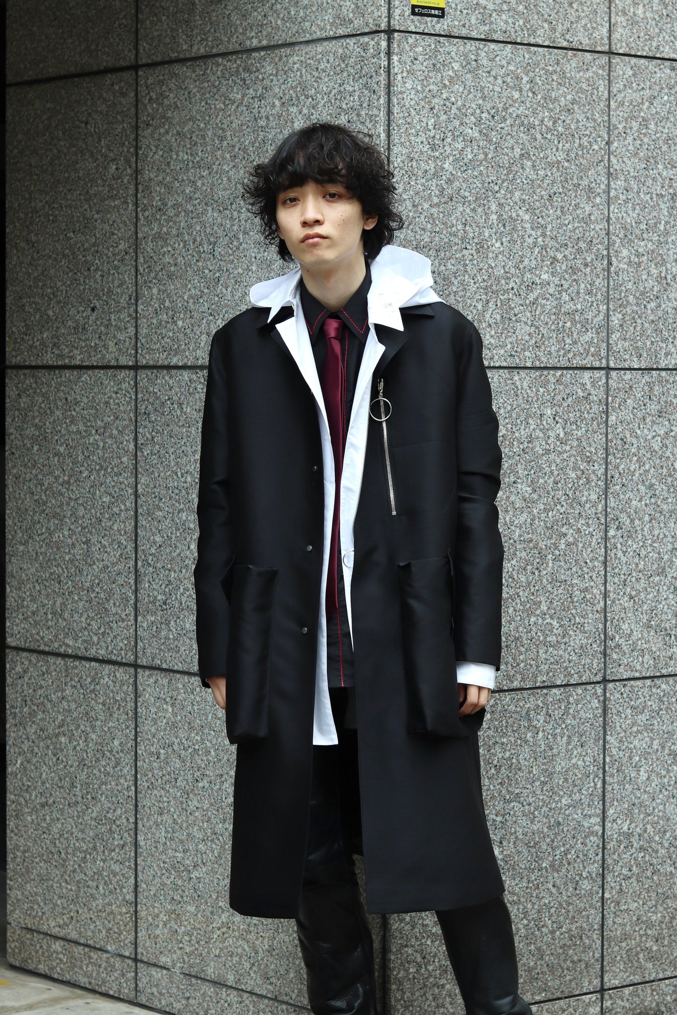 yukihashimoto 21ss外套的造型圖像