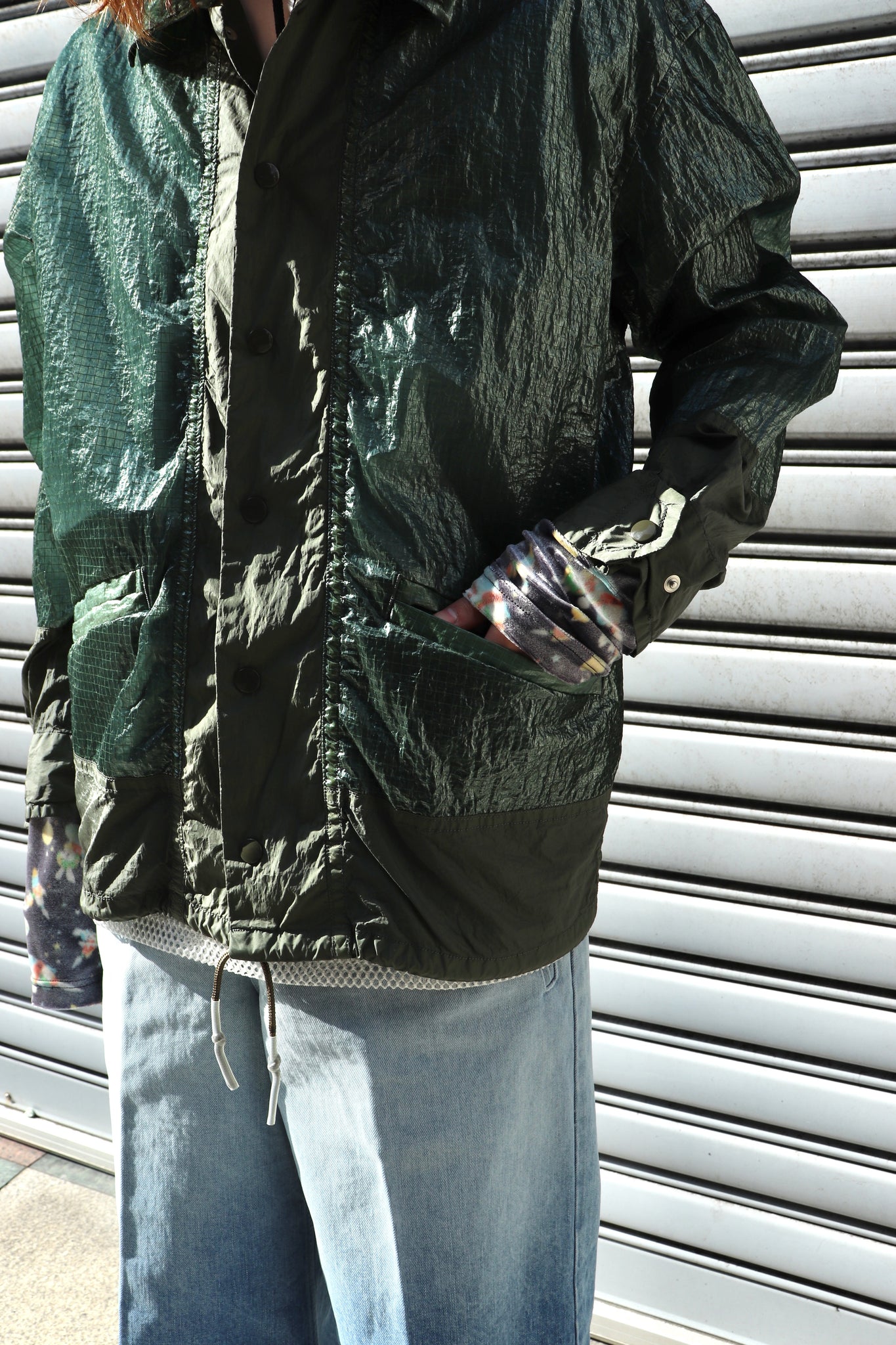 Ripstop blouson(KHAKI)を使用したスタイリング画像