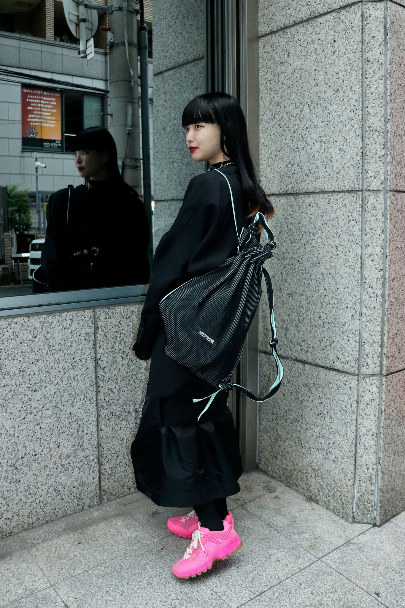 LASTFRAME 23SS TWO TONE KNAPSACK