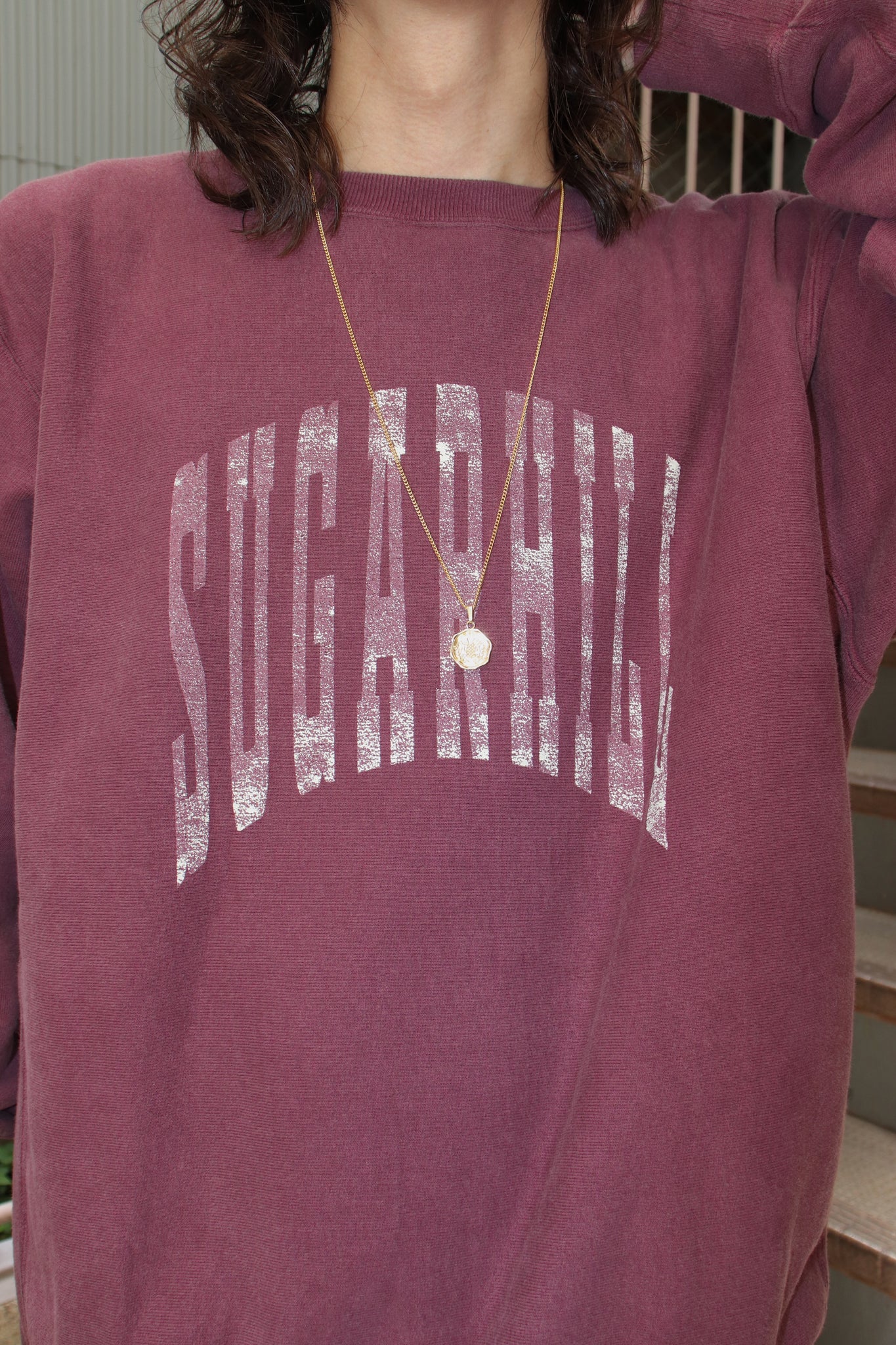 Sugar Hill 2023AW college sweatshirt