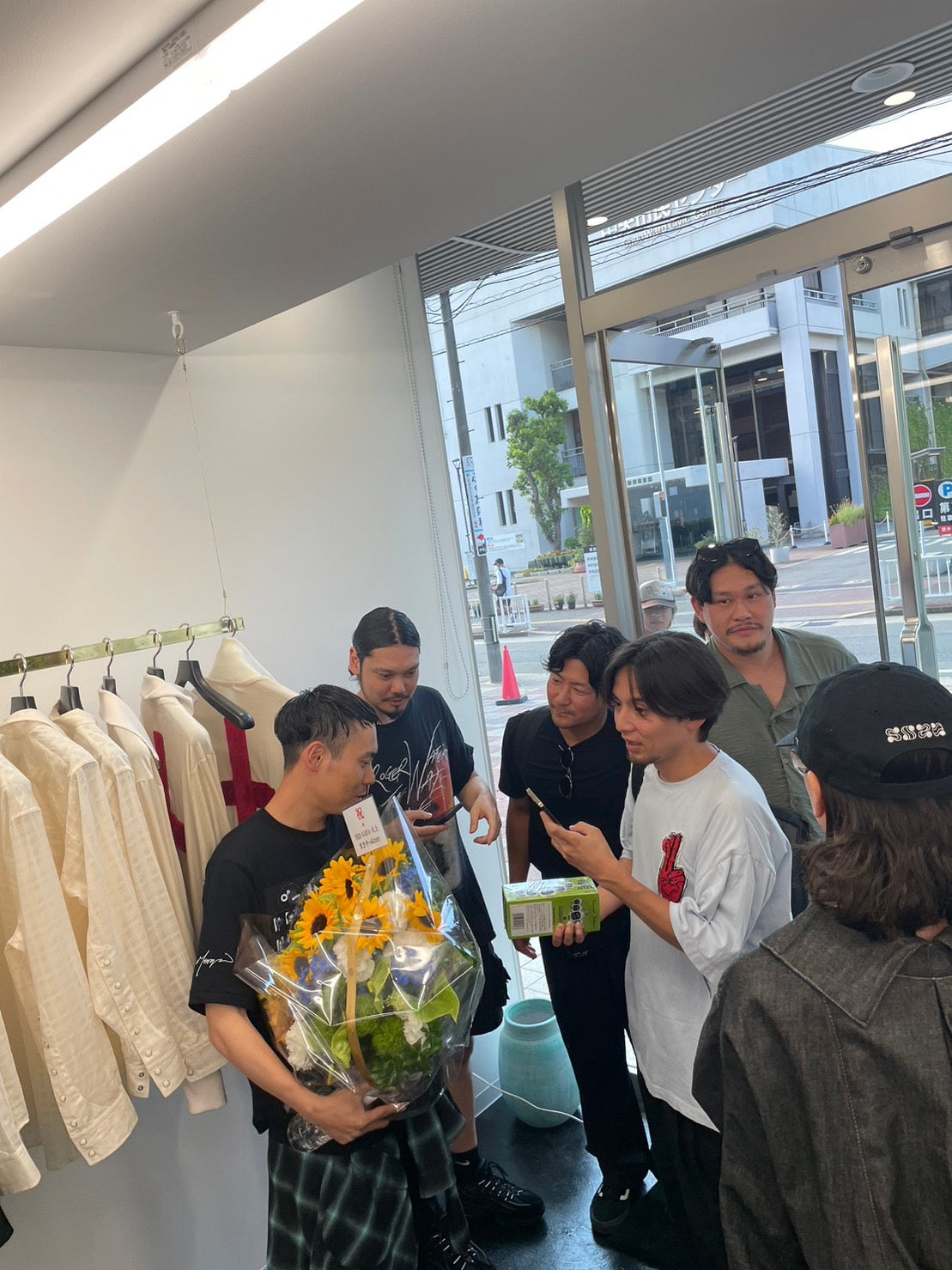 Photo of the opening party of Palette Art Alive FUKUOKA