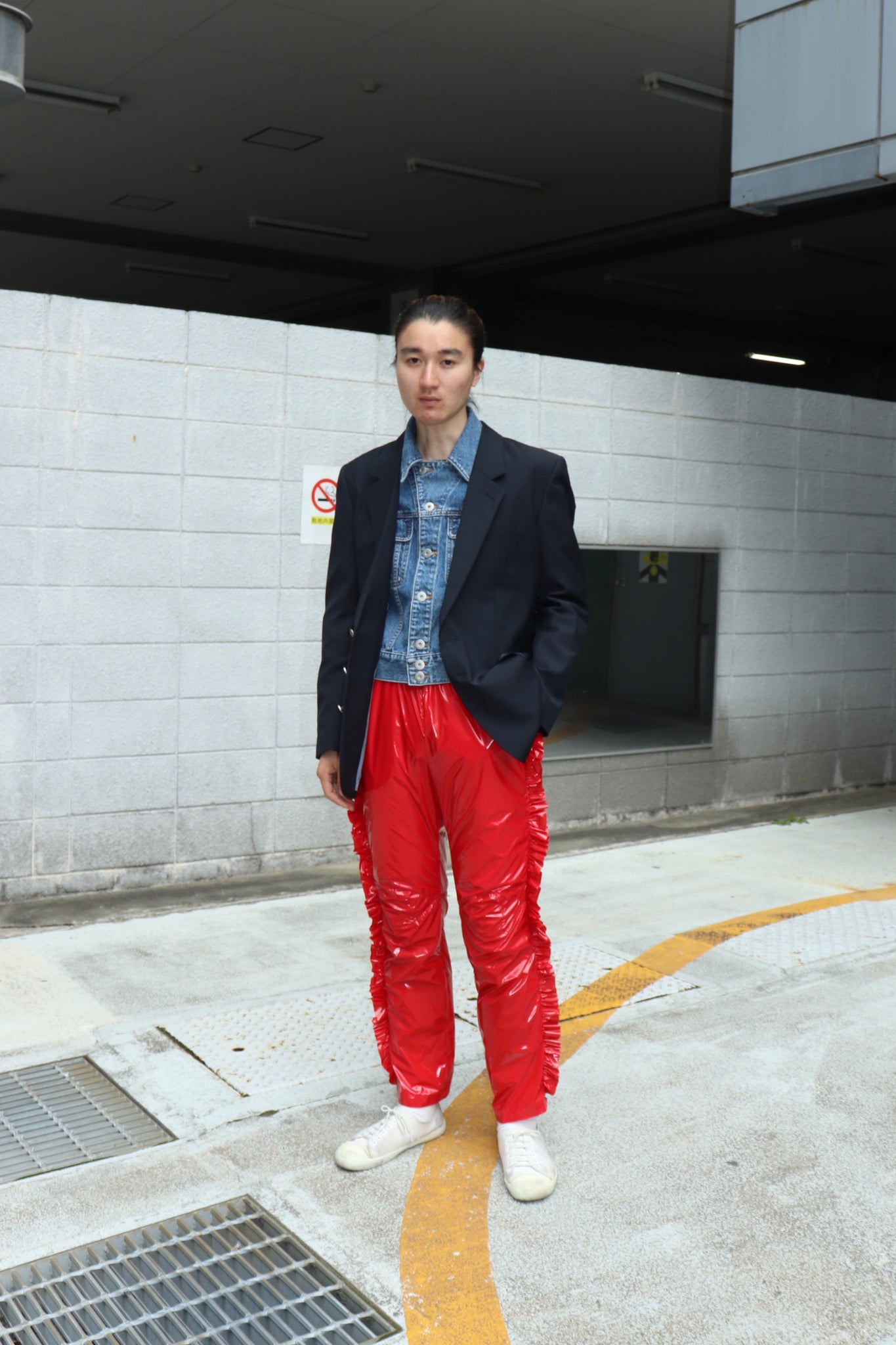 Styling image using LittleBig 23ss Low 3b Blazer (Navy)